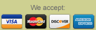 Credit Cards Accepted